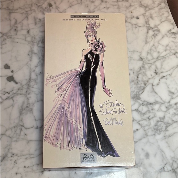 2001 Barbie The Sterling Silver Rose by Bob Mackie